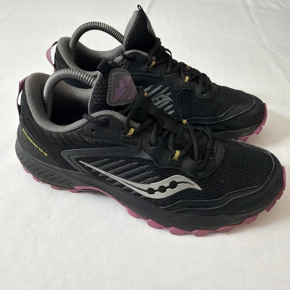 Saucony Excursion TR 15 Shoes Womens Sz 10‎ Black Pink S10668-34 Trail Running - Picture 3 of 16